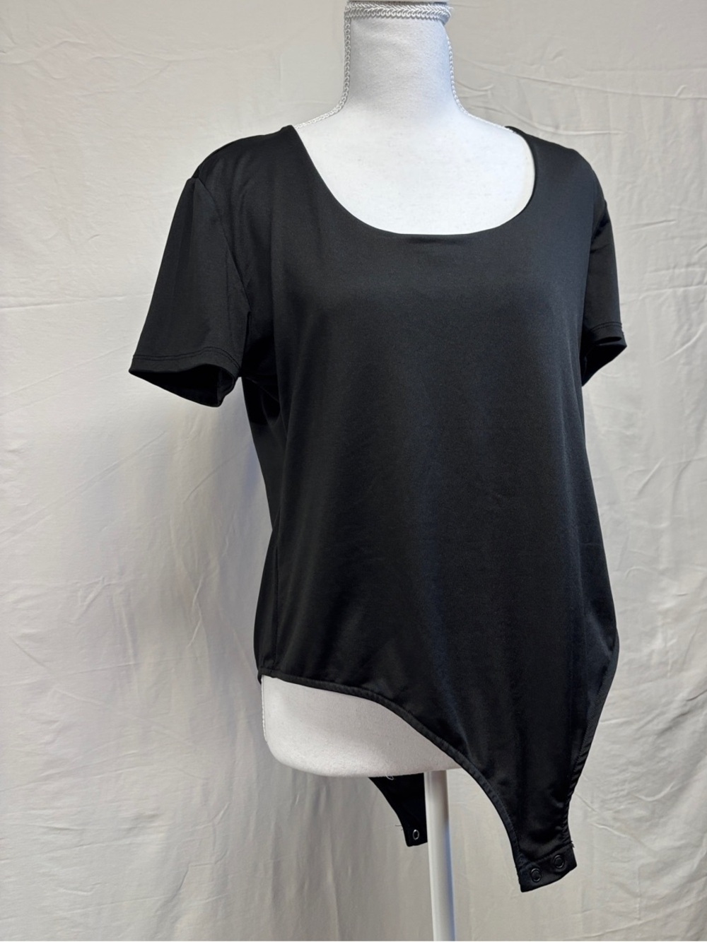 Mexx Black Short Sleeve Scoop Neck Bodysuit